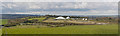 SU5228 : Panorama showing Intec Centre on Magdalen Hill Down, Winchester by Peter Facey