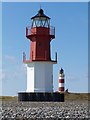 NX4605 : Lighthouses, Point of Ayre by David Martin