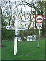 Signpost near Waltham Hall