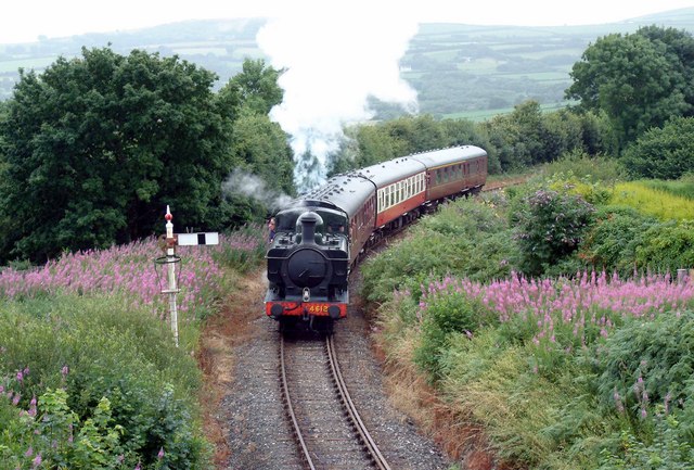 Steam on the Bodmin Railway near General Station