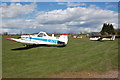 Glider tug and gliders at South Wales Gliding Club