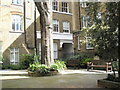 Northern view of churchyard at St Ann Blackfriars