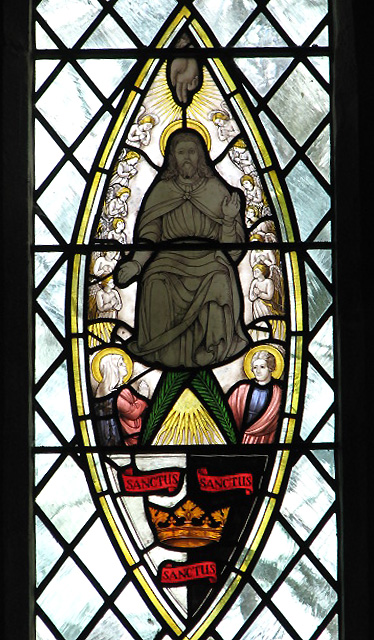 All Saints Church - east window detail