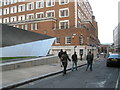 Looking towards junction of Carter Lane and Goodman Street