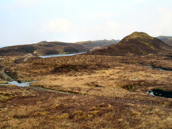 Drove road, hill lochan and moorland