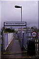 Footbridge over railway line, Oakleigh Park Station, London N20