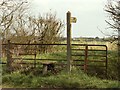 A stile at a footpath towards Broomfield