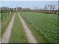 Farm track at Studeley Farm