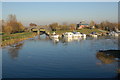 SO8933 : View from Beaufort bridge of river Avon by Roger Davies