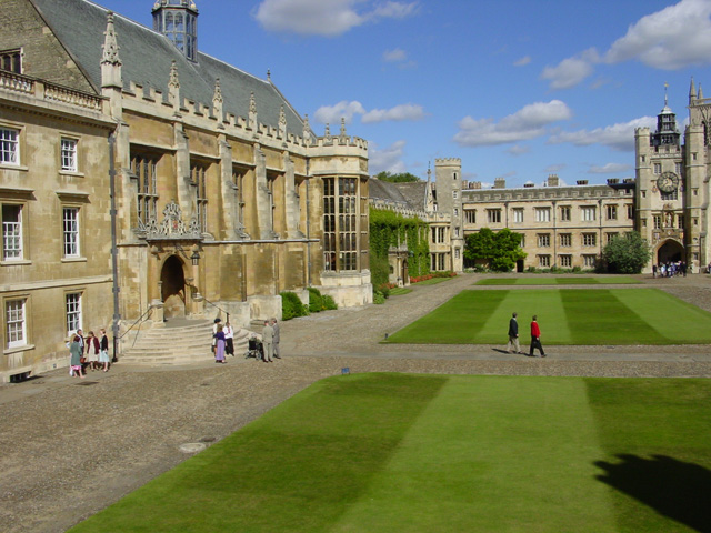 The west side of Great Court, Trinity... © Peter Church cc-by-sa/2.0 ...