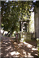 Memorial adjacent to the south wall, St Mary the Virgin, East Barnet