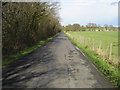 Looking NE along Courtenay Road towards Bradbourne Cottages