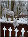 Kenwick Woods Lodges in the snow