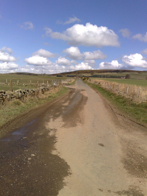 Road to Burnhead farm