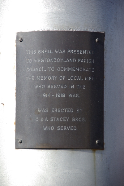 Westonzoyland memorial.