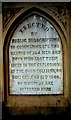 Oaks colliery memorial plaque