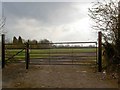 Golf course gate