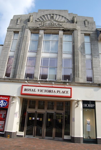 Entrance to the Royal Victoria place