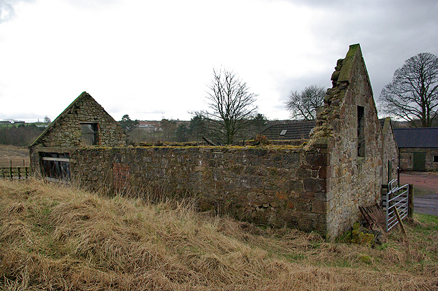 Abandoned Barn Rear View - Old Mill Road - Allanton