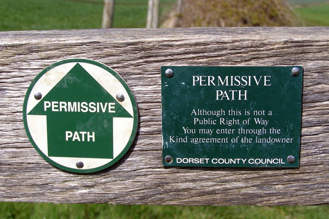 permissive-path-signs-on-a-stile-rope-jim-champion-geograph