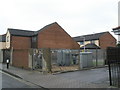 Electricity sub station in Inverness Road