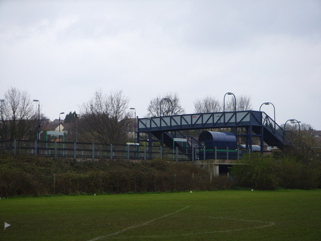Footbridge at Rugeley Station