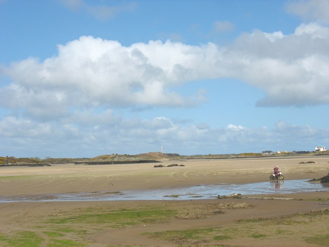 Sandy cove NE of Plas Cymyran © Eric Jones :: Geograph Britain and Ireland