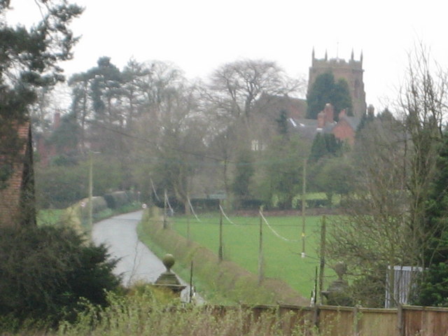 Cheswardine Church from the east