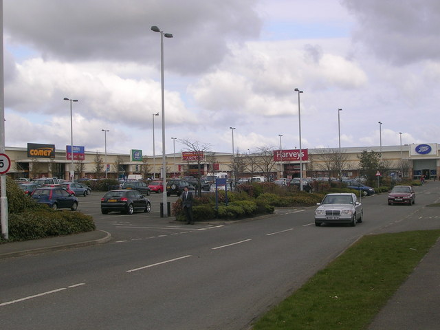 Central Retail Park, Chapel Park,... (C) Ian Thomson :: Geograph ...