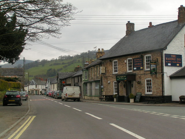 Village scene, Penybontfawr © andy dolman cc-by-sa/2.0 :: Geograph ...