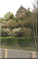 The old Caernarvon Grammar School aka Ysgol Jones Bach from the yard of Help the Aged