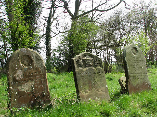 Row of headstones