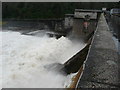 Loch Faskally overflows the dam (2)