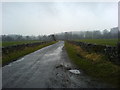 The road on the southside of the River Nith