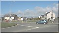 Residential properties opposite the entrance to Ysbyty Gwynedd