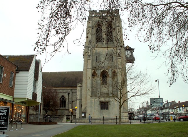 St. John the Baptist church in Epping... © Robert Edwards cc-by-sa/2.0 ...