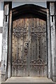 Door to Cradley Village Hall