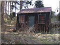 Newtonmore Curling Club hut by Loch Imrich