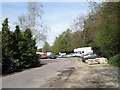 Car park at the Station Road Industrial Estate