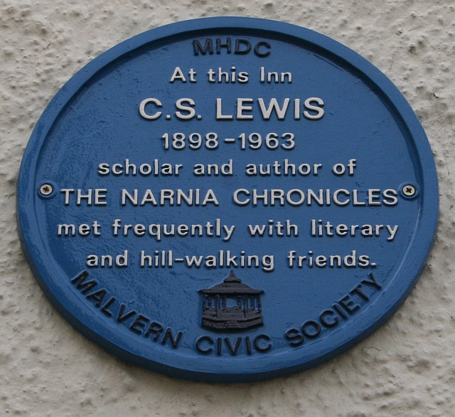 C.S. Lewis Plaque on the Unicorn Inn