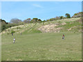 Skateboarding on the Downs