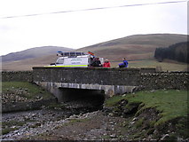 NT2724 : Bridge over the Dryhope Burn on the A708, Selkirk to Moffat Road by Iain Lees