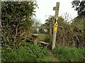 A stile and footpath just south of Goodwin