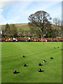 Bowling at the Gala Waverley green