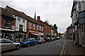 Church Street, Newent on a cold April day