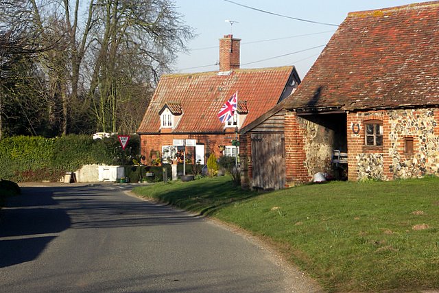 Southern edge of Great Livermere village