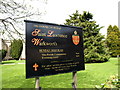 NU2406 : Church board, Warkworth by wfmillar