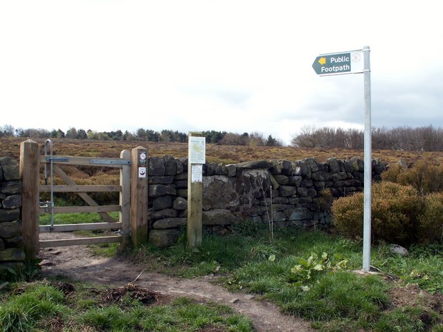 New bridleway size gate © John Fielding :: Geograph Britain and Ireland