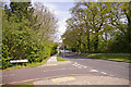 Looking up Worlds End Lane towards Bincote Road, Enfield