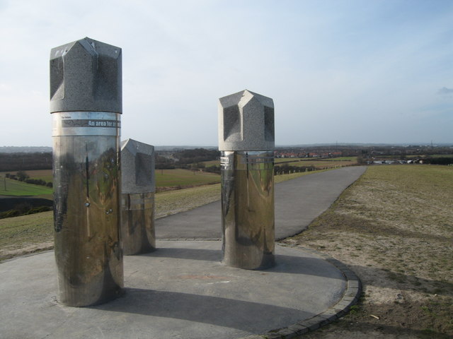 Sculptures in Weetslade Country Park
